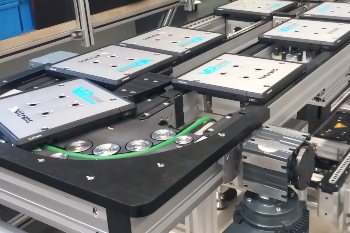 Vitrans pallet conveyor demo
